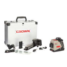 Crown Niveau Laser 3x360° 12 LIGNES 30m Avec Télécommande CT44048R MC