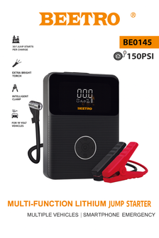 Compresseur De Voiture Avec Booster Batterie 21800mAh    2000A BEETRO BE0145
