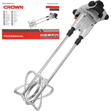 Malaxeur Mélangeur 120mm 1600W Double Bras CROWN | CT10153