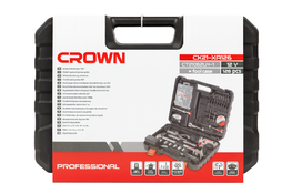 Visseuse 12v 1 batterie+ 126 pcs CROWN