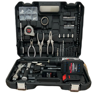 Kit Caisse A Outils Et Visseuse 20V 2.0Ah 50 Pièces CROWN