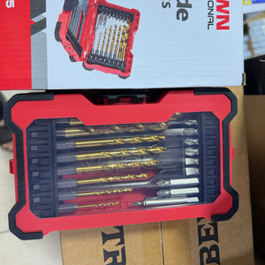 Jeu de mèches à bois Crown (24 pcs)