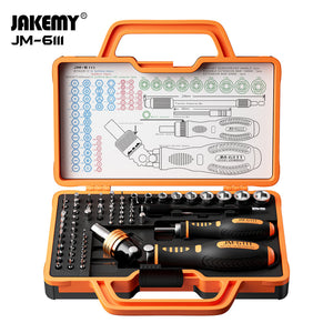 Kit d'outils de réparation pour tournevis JAKEMY JM-6111 69 en 1