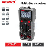 MULTIMETRE DIGITAL 600V CROWN | CT44051