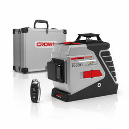 Crown Niveau Laser 3x360° 12 LIGNES 30m Avec Télécommande CT44048R MC