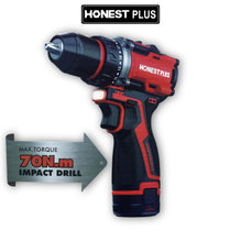 Visseuse perceuse  BRUSHLESS 16.8V 2 Batteries HONESTPLUS YAE6174