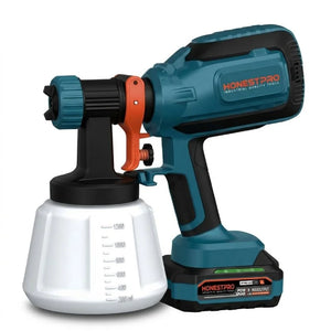 Pistolet Peinture à Batterie 2Ah 21V HONESTPRO YAE1106