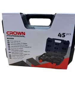 Kit Caisse A Outils  45 Pièces CROWN