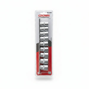 Jeu de douilles 9 piece (1/2) Chrome Vanadium crown cphsw xf9