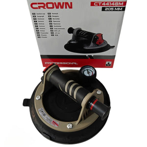 Ventouse a pompe manuelle 205mm 168Kg CROWN CT44148M