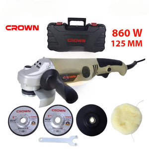 Meuleuse Polisseuse 125mm 860w CROWN CT13336
