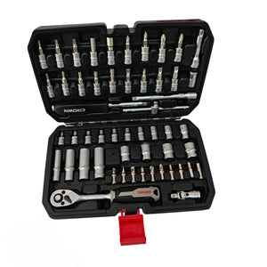 Crown Coffret de douilles cliquet 53 pièces CPHSW-XB53