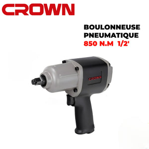 Clé à chocs Pneumatique 1/2"  850 NM CROWN CT38080