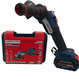 Meuleuse d’angle BRUSHLESS a batterie 21V 4.0ah HONESTPRO