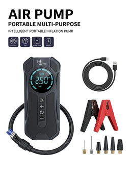 Compresseur De Voiture Avec Booster Batterie 10000mAh HDPRO 25122