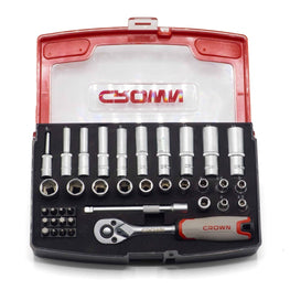 COFFRET DE DOUILLES CLIQUER 37PCS CROWN