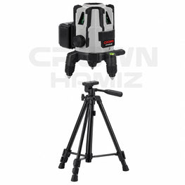 Niveau Laser 5 Lignes 30 m, ±2 mm avec Trépied CROWN  CT44146