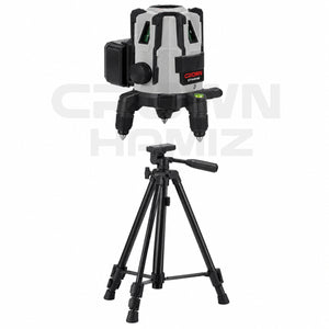 Niveau Laser 5 Lignes 30 m, ±2 mm avec Trépied CROWN  CT44146