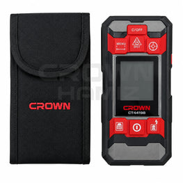 scaner détecteur metal et bois 100mm multifunction + niveau laser 2 lignes + metre laser CROWN CT44198TB