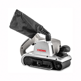 Ponceuse à bande CROWN 1200 W, surface 100 mm et bande 610 mm   CT13200