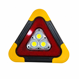 Triangle d'alerte torche de 3 LED et power Bank, chargé avec l'énergie solaire BEETRO LA158