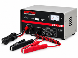 Chargeur Batterie Intelligent 6/12V LCD CT37001 Crown – Sécurité & Polyvalence