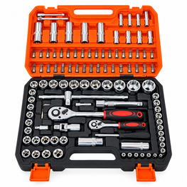 CAISSE A DOUILLE 108 PCS – Jeu de douilles 1/4" et 1/2"