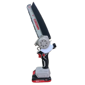Mini scie à chaîne 8” a batterie Brushless 20V 2.0Ah crown CT29023XS