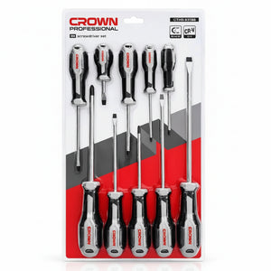 Jeux de tournevis 10 pièces CROWN CPHDS-AXB10