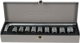 Coffret de douilles CROWN 1/2" 10 pièceS  CPHSW-XA10