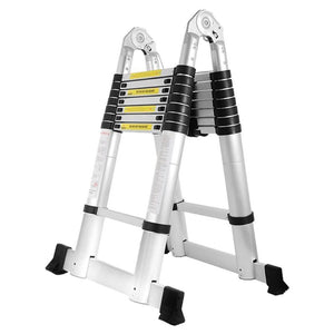 Échelle télescopique 5m, pliable en aluminium beetro TC0334